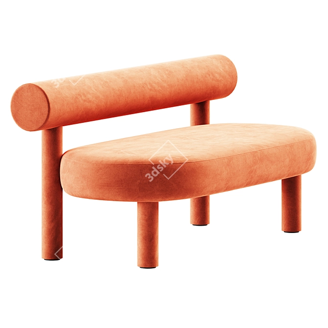 Modern Gropius CS1 Sofa: Noom 3D model image 2