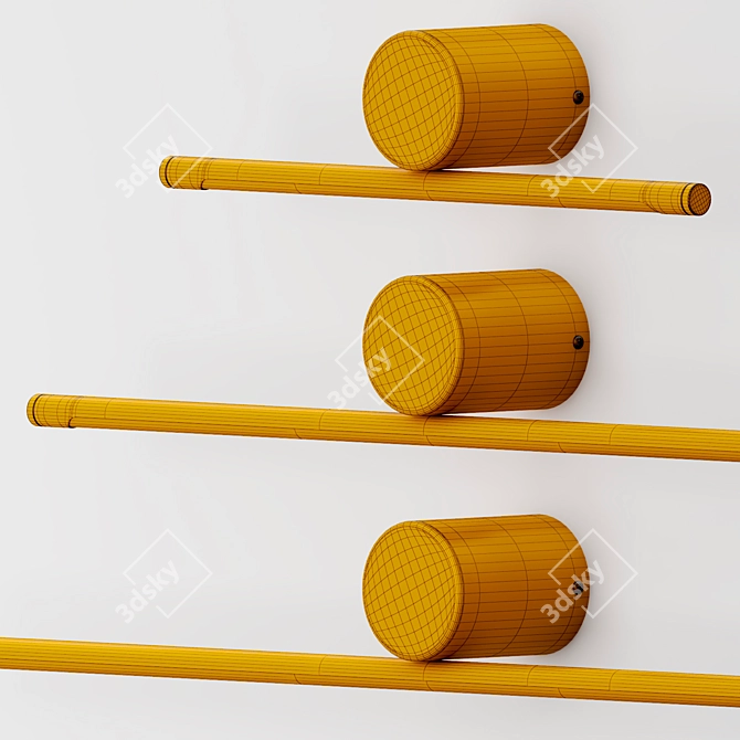 Breeze Wall Metal Design Light 3D model image 4
