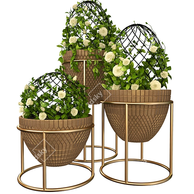 Vibrant Indoor Plants in 3D 3D model image 3