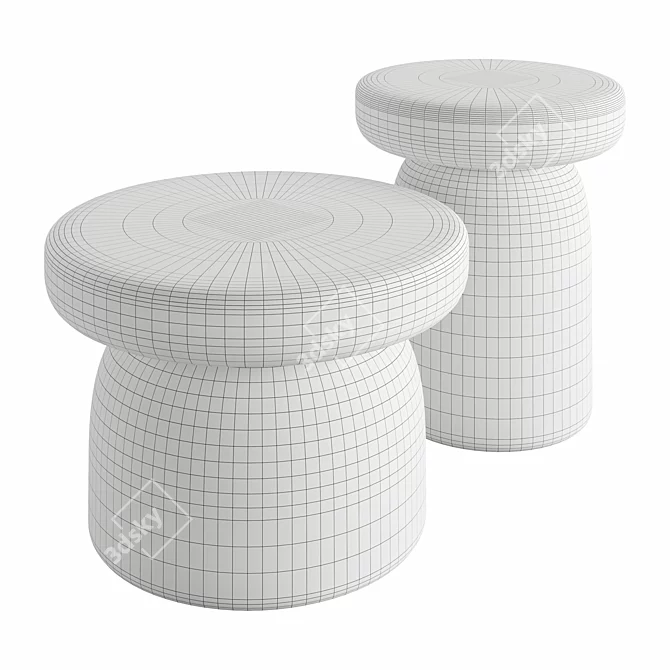 Modern Tototo Coffee Table Miniforms 3D model image 4