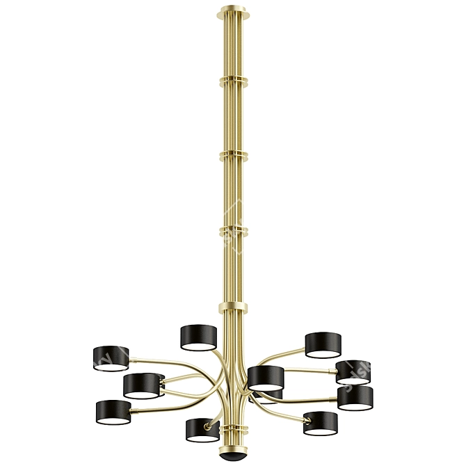 Elegant Modern Ceiling Lamp Taif 3D model image 1