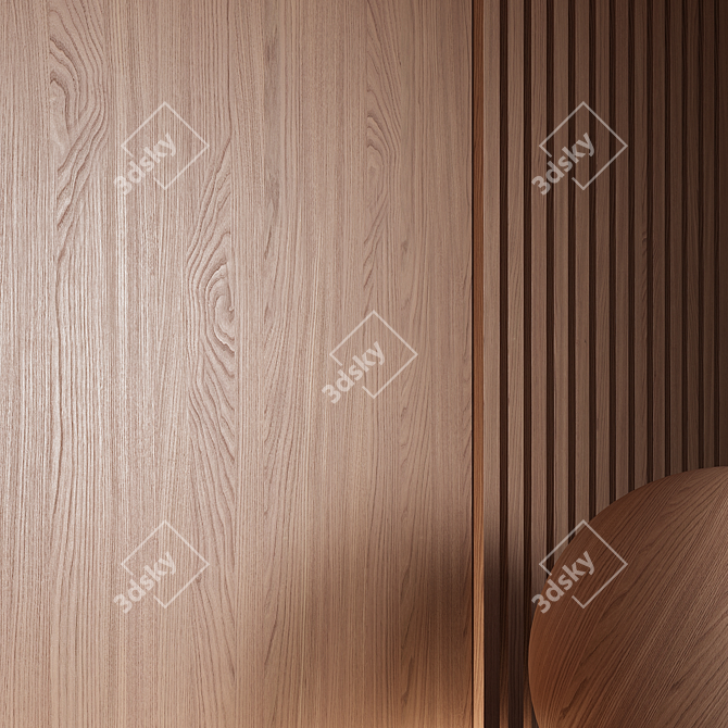 Seamless Wood Material 3D Models 3D model image 8