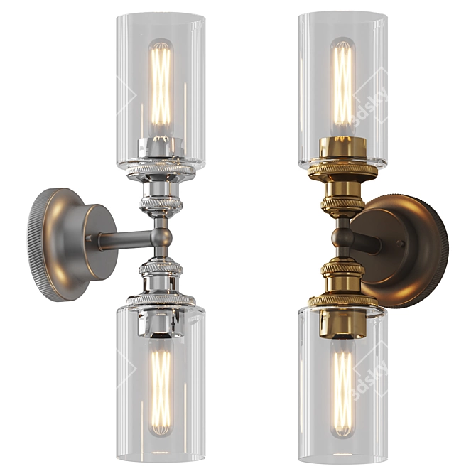 Greyleigh Rilla 2-Light Sconce 3D model image 1