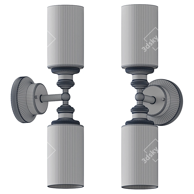 Greyleigh Rilla 2-Light Sconce 3D model image 2