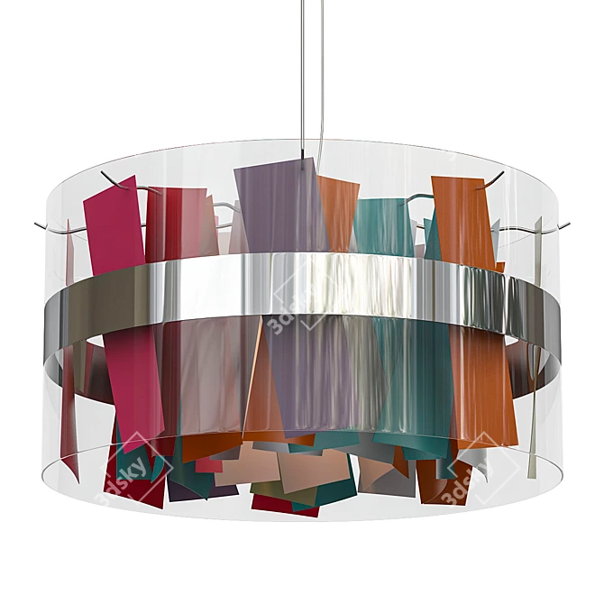 Modern Holo Dix Pendant Light 3D model image 1