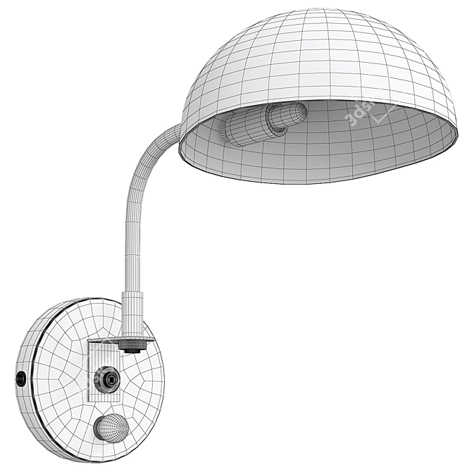Sleek Modern 3D Lamp Design 3D model image 2