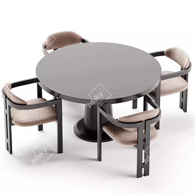 Modern Dining Set - Liang & Eimil 3D model image 3