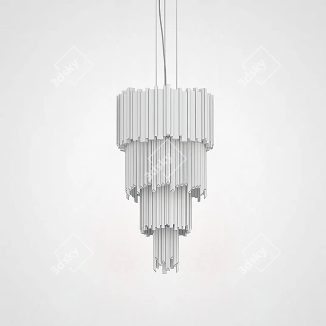 Empire Suspension 35 Chandelier 3D model image 3