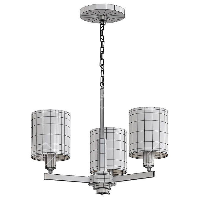 Modern Luxury Chandelier 3Ds Max 3D model image 2