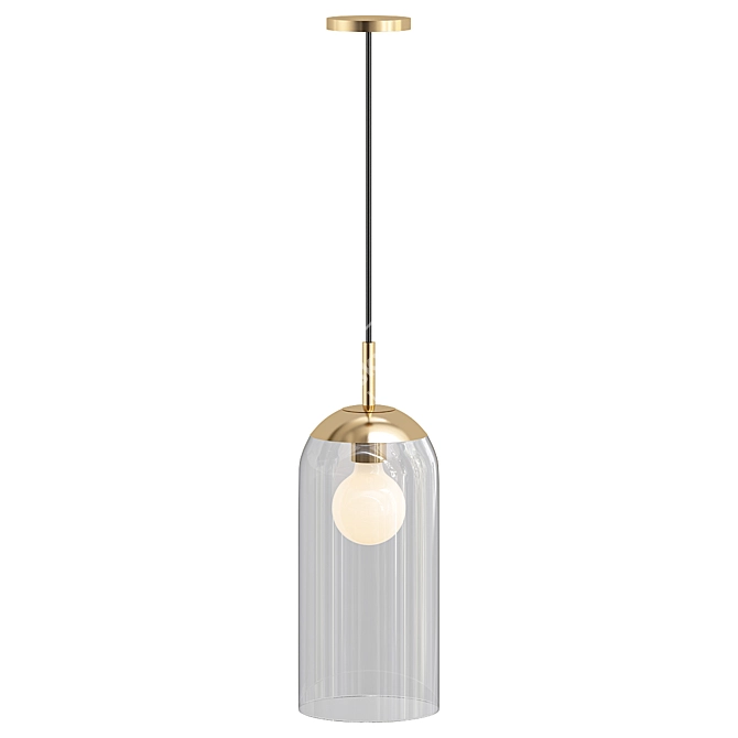 Elegant Collins Ceiling Light Model 3D model image 1