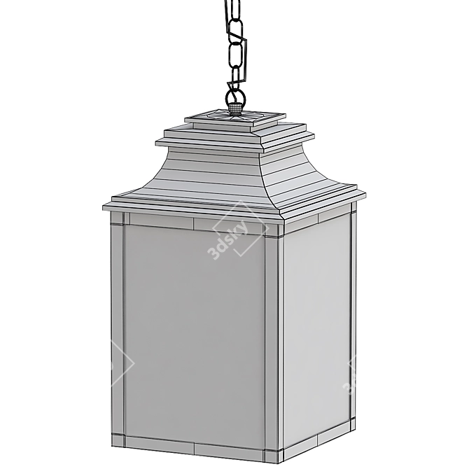 Elegant Mayfair Lantern Model 3D model image 2