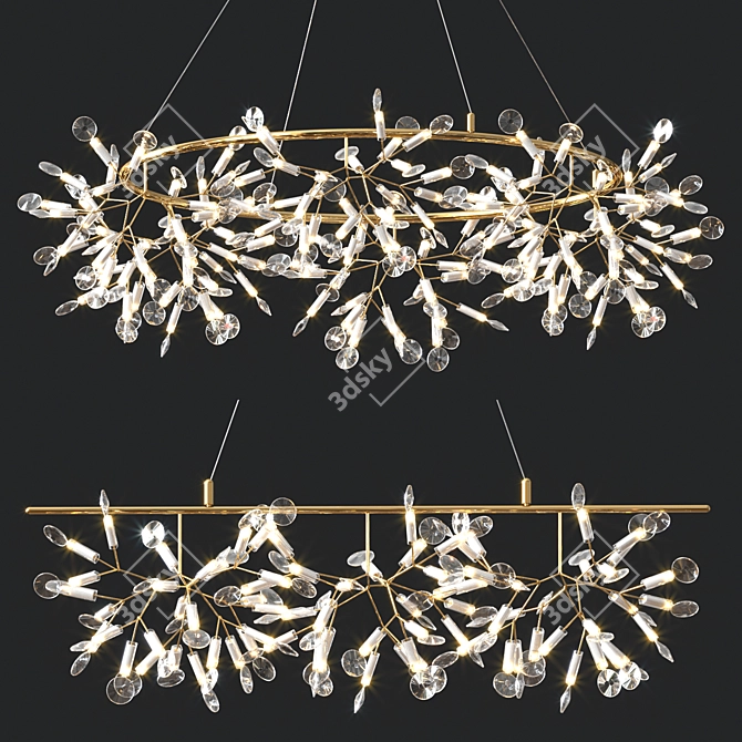 Title: Elegant Ariana Lighting Collection 3D model image 1