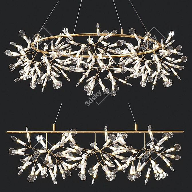 Title: Elegant Ariana Lighting Collection 3D model image 6