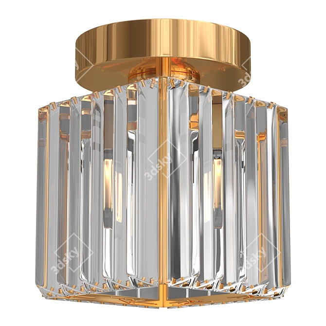 Crystal Smart Ceiling Light 3D model image 1