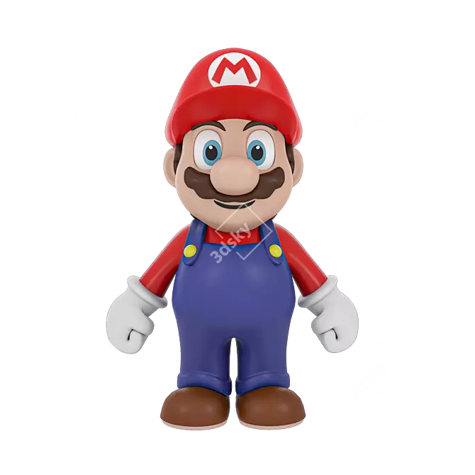 Mario 3D Figure Model 3D model image 2