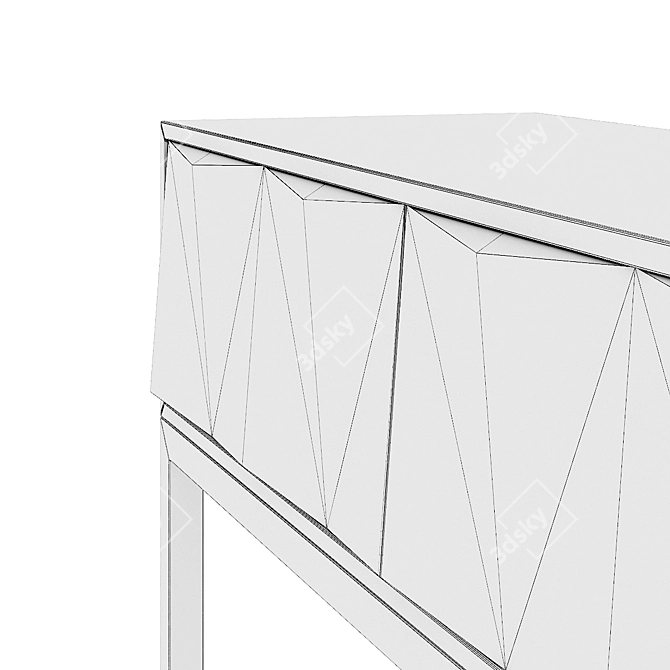 Modern Console with Hudkoff Agreste Facades 3D model image 4