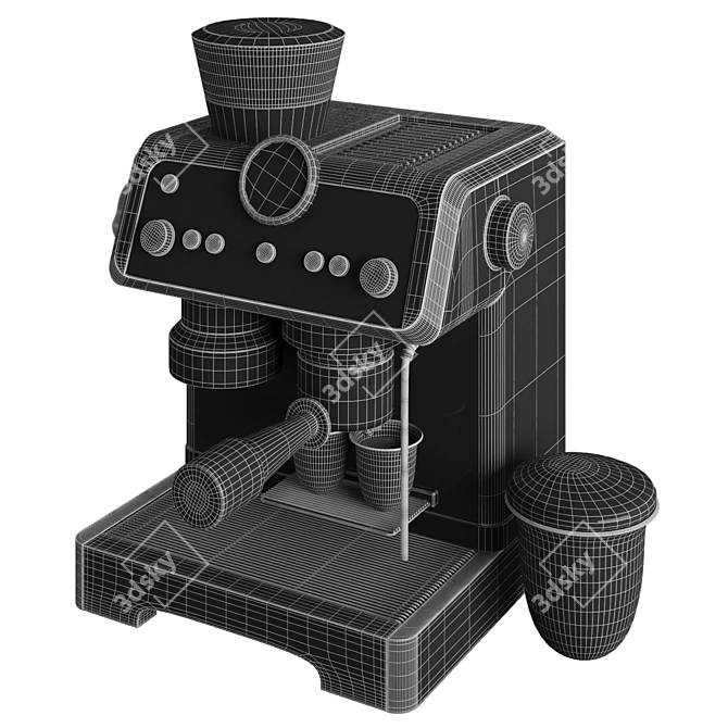 Delonghi Prestigio Espresso Machine Ec9355m 3D model image 7