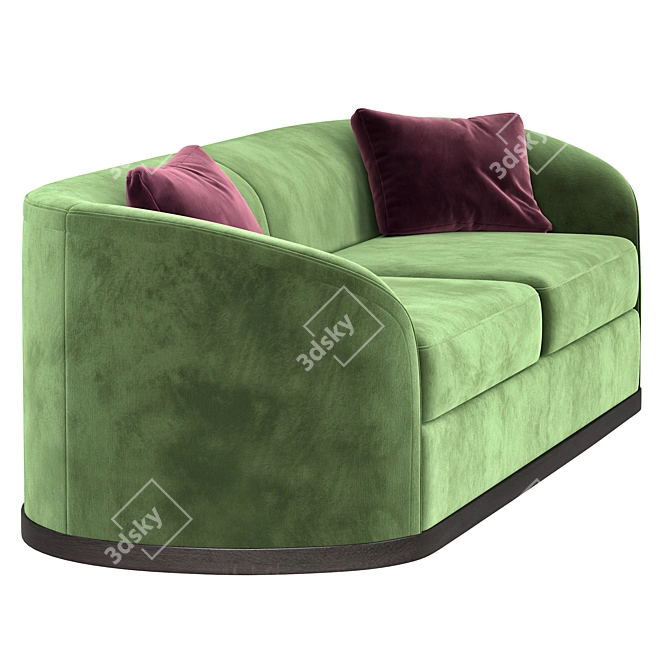 Elegant Anderson Sofa London 3D model image 2