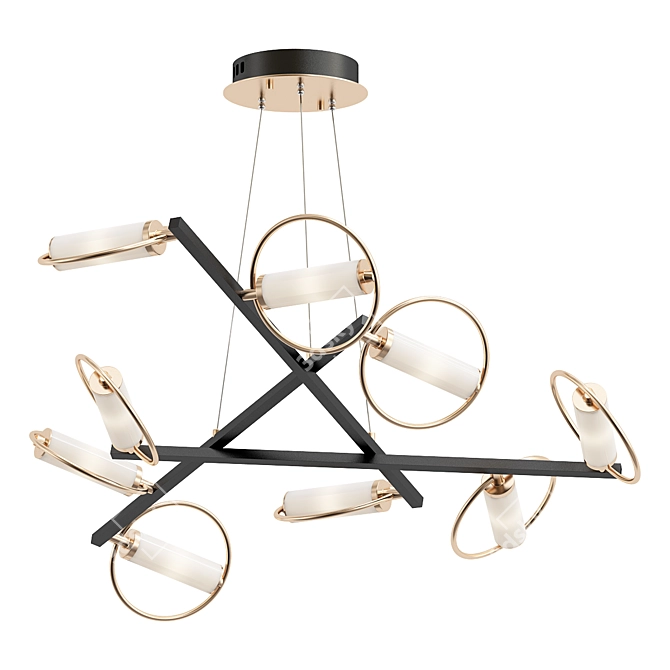 Modern Flare 3D Lighting Model 3D model image 1