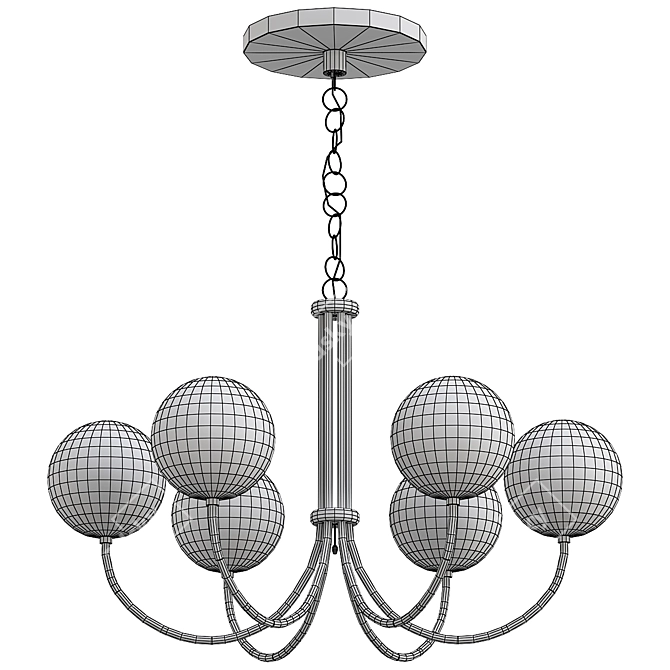 Modern 3D Oxford Model Render 3D model image 2