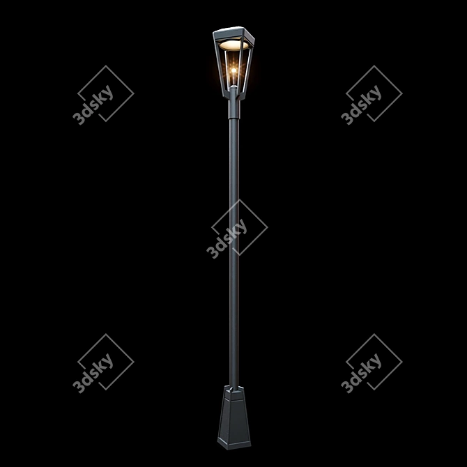 Modern Ashbery Area Light Design 3D model image 2