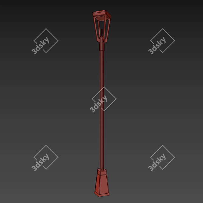 Modern Ashbery Area Light Design 3D model image 4