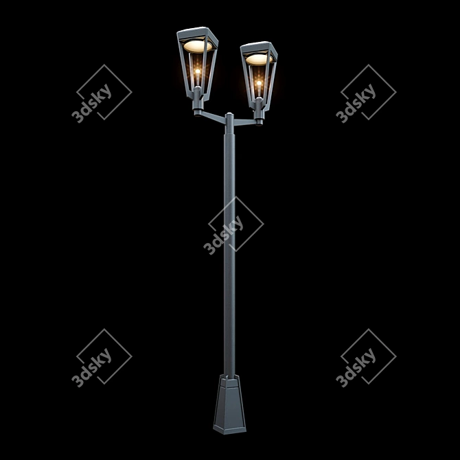 Modern Ashbery Area Lighting Solution 3D model image 1