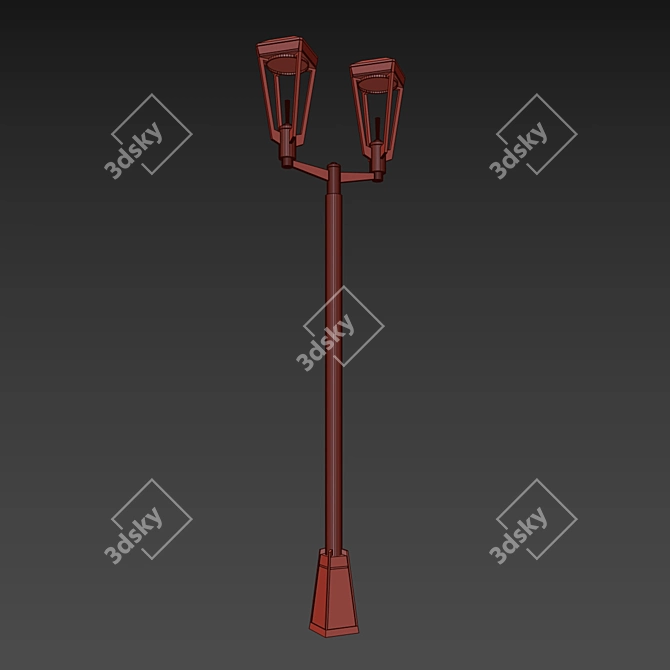 Modern Ashbery Area Lighting Solution 3D model image 4