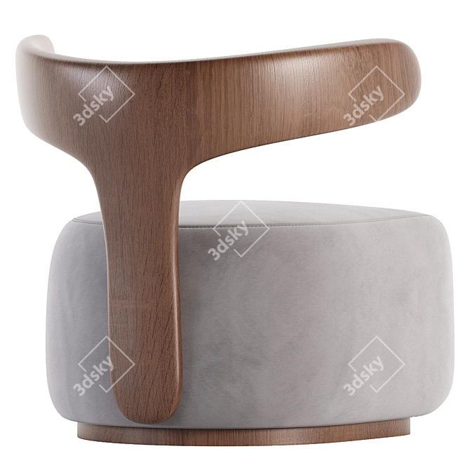 Luxury Moby Dick Armchair Design 3D model image 3