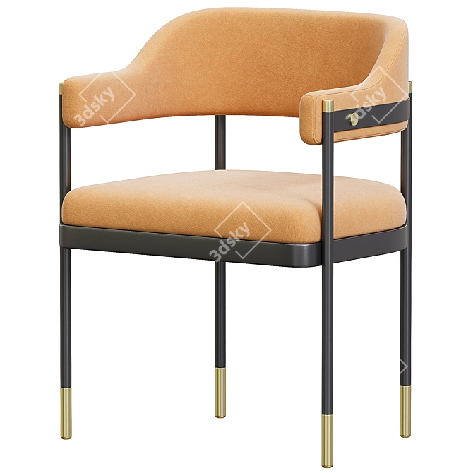 Modern Laskasas DALE Chair 3D model image 1