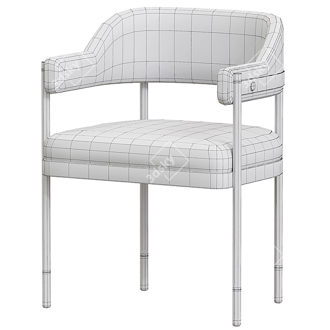 Modern Laskasas DALE Chair 3D model image 4