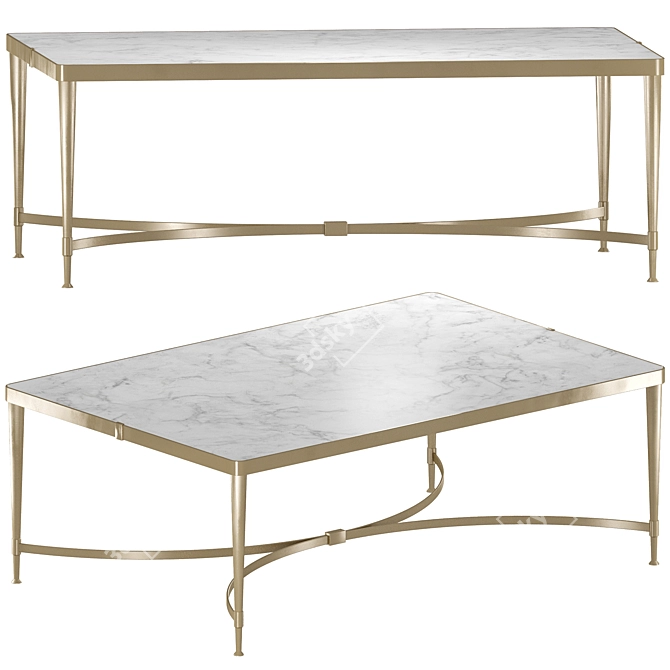 Galimberti Nino Table Ferrando 3D model image 1