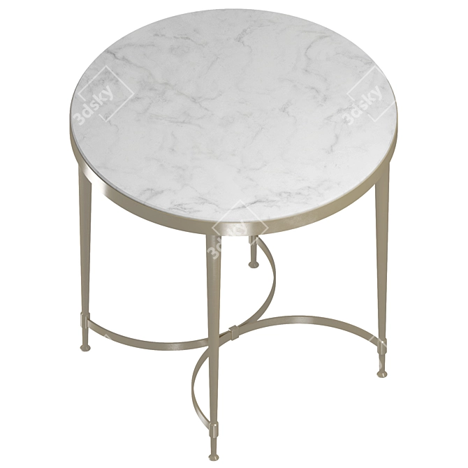 Modern Small Ferrando Table 3D model image 2