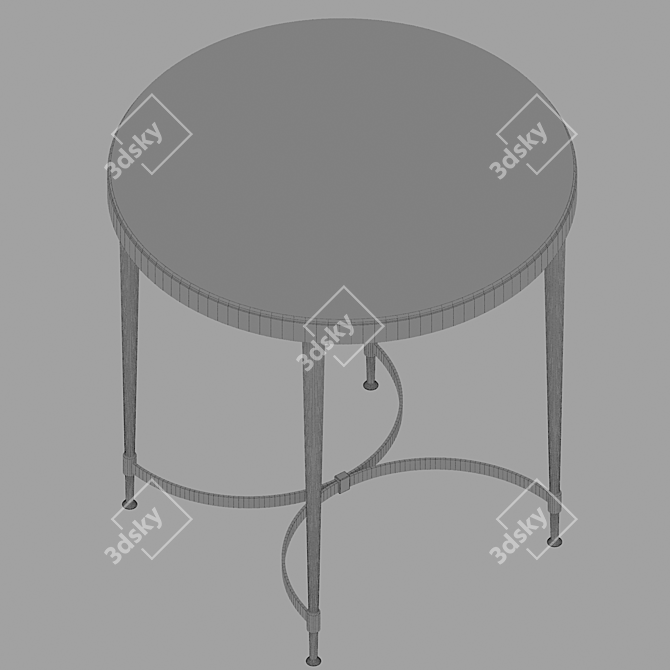 Modern Small Ferrando Table 3D model image 3