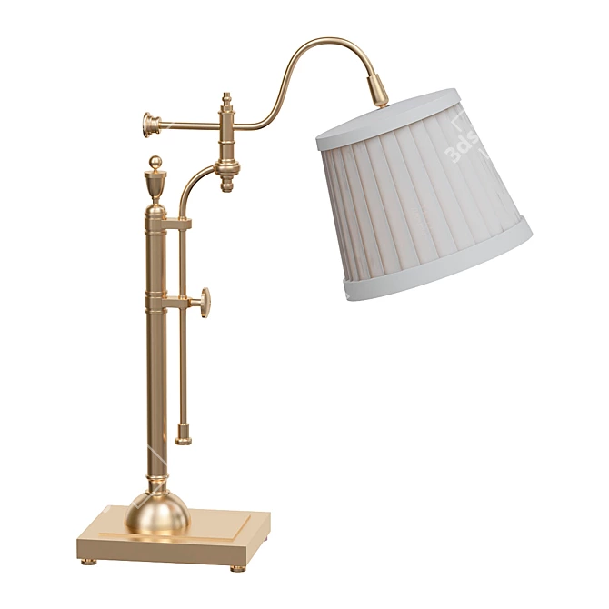 Classic Copper Table Lamp 3D model image 1