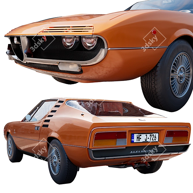 Alfa Romeo Montreal Diecast Model 3D model image 3