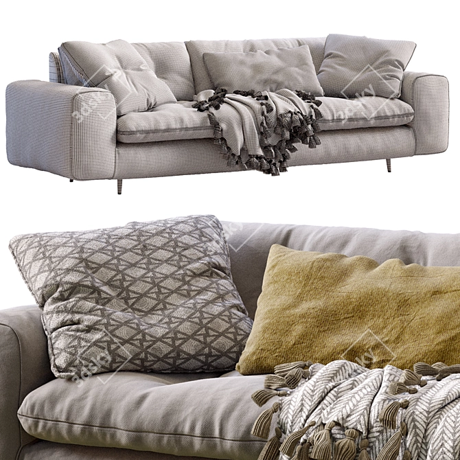 Modern Bonaldo AVARIT Sofa Model 3D model image 5