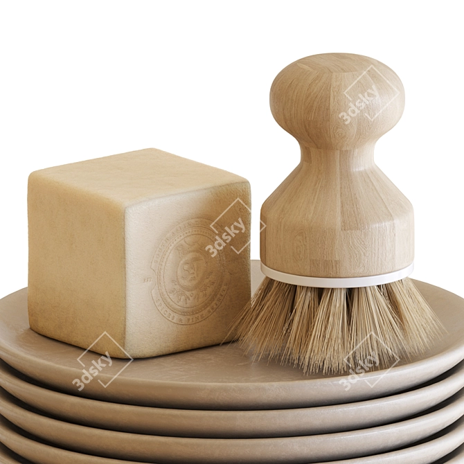 3D Kitchen Model Max Corona-Vray 3D model image 5