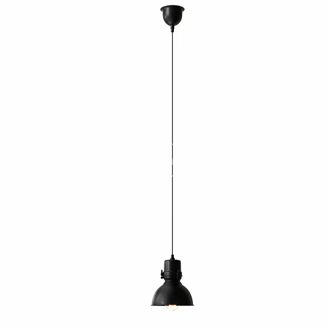 Modern Small Hanging Lamp Joseph 3D model image 2