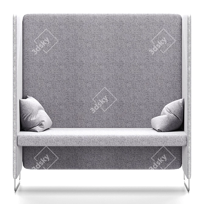 Pedrali Zippo Sofa for Office 3D model image 2