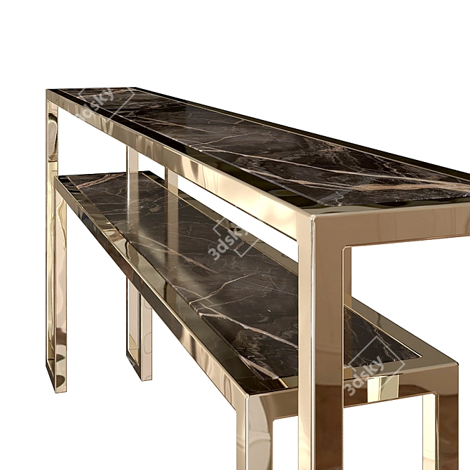 Elegant Console Table in Hudkoff 3D model image 2