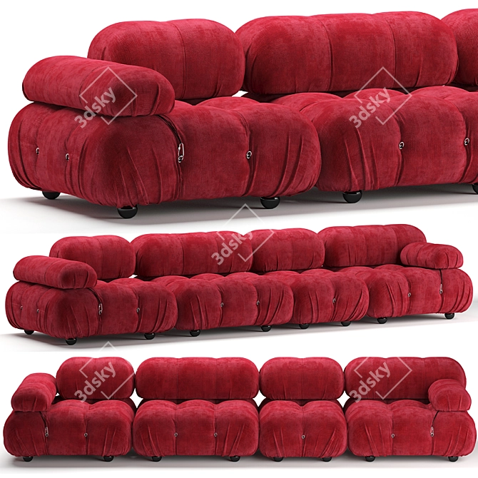 Modular Camaleonda Sofa 3D model image 1