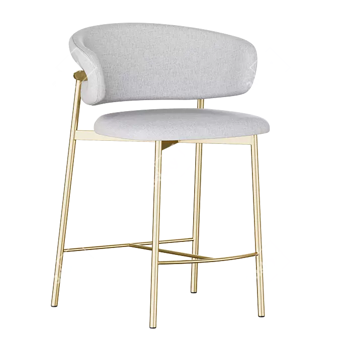 Calligaris Oleandro 3D Stool Solution 3D model image 2