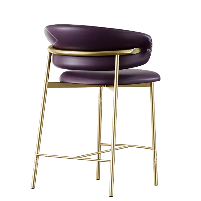 Calligaris Oleandro 3D Stool Solution 3D model image 3