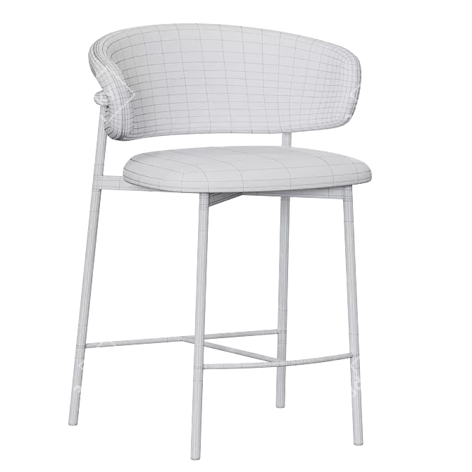 Calligaris Oleandro 3D Stool Solution 3D model image 6