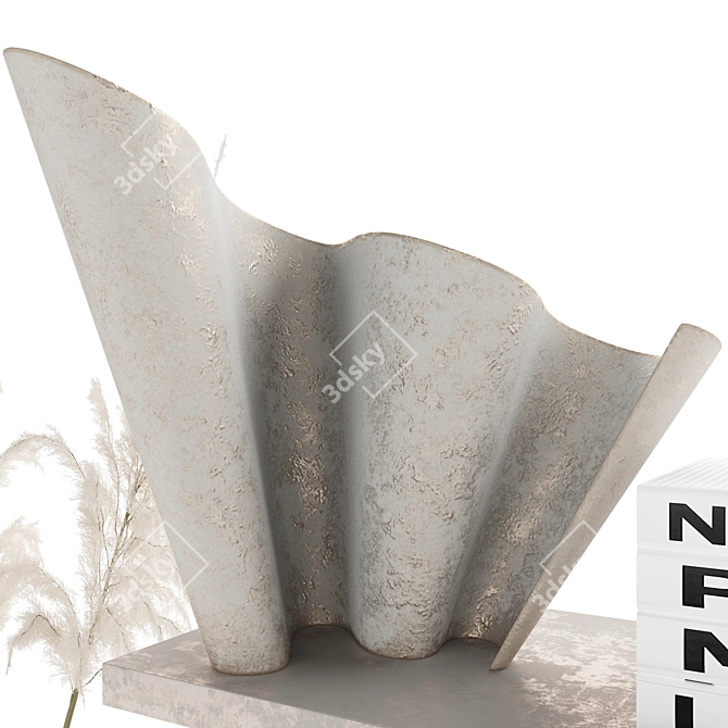  Contemporary Decor Set with Vases 3D model image 3
