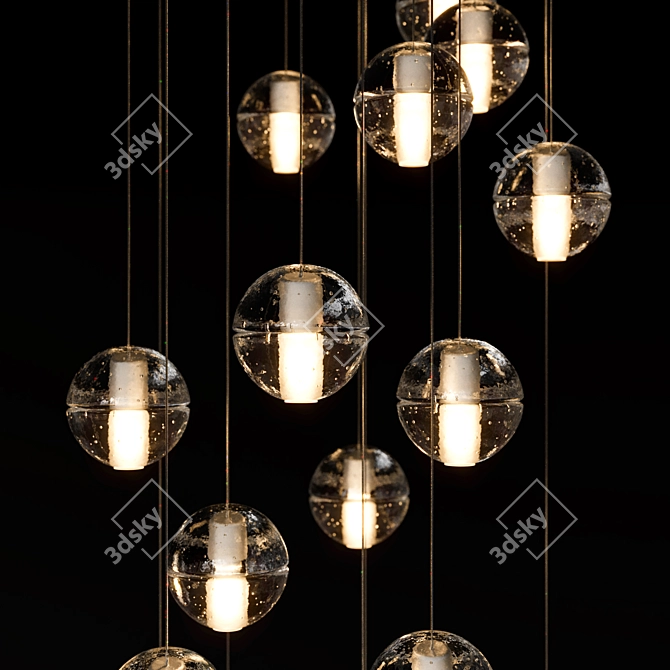 Bocci Lighting Sphere Pendant 3D model image 2