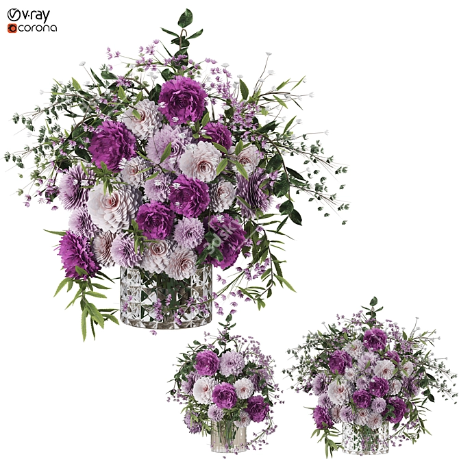 3D Flower Model 2015 Edition 3D model image 2