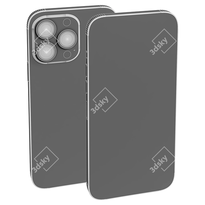 Limited Edition iPhone 13 Pro Max 3D model image 5