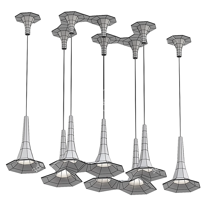 Modern 3D Axo Light Model 3D model image 2